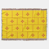 New Mexico Zia Flag Toas Bed Throw, Sofa Blanket Deken (Voorkant)