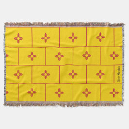 New Mexico Zia Flag Toas Bed Throw, Sofa Blanket Deken