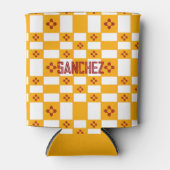 New Mexico Zia Geel Rood Wit Pleinen Blikjeskoeler (Voorkant)