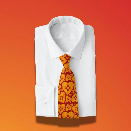 New Mexico Zia Heart Stropdas