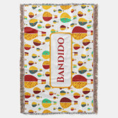 New Mexico Zia luchtballonnen Deken (Voorkant Verticaal)