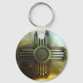 New Mexico Zia Sleutelhanger (Voorkant)