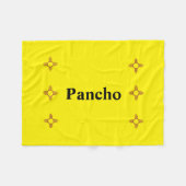 New Mexico Zia Sun Fleece Deken (Voorkant (Horizontaal))