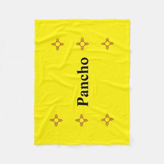 New Mexico Zia Sun Fleece Deken (Voorkant)