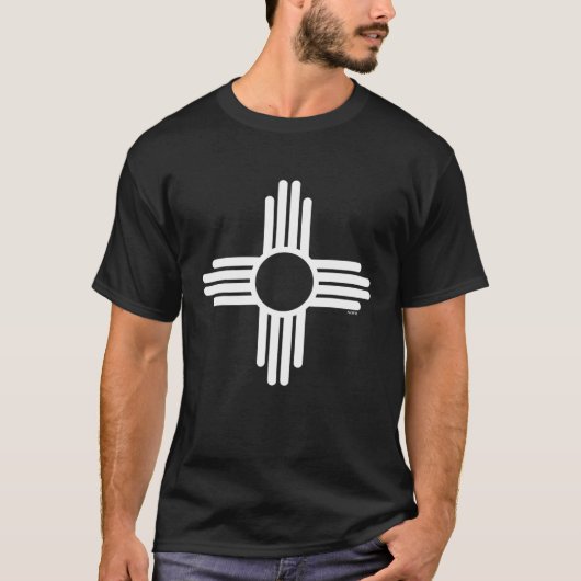 New Mexico Zia Sun Symbol T-shirt (Voorkant)