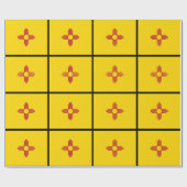 New Mexico Zia Symbol Flag Cadeaupapier (Vlak)