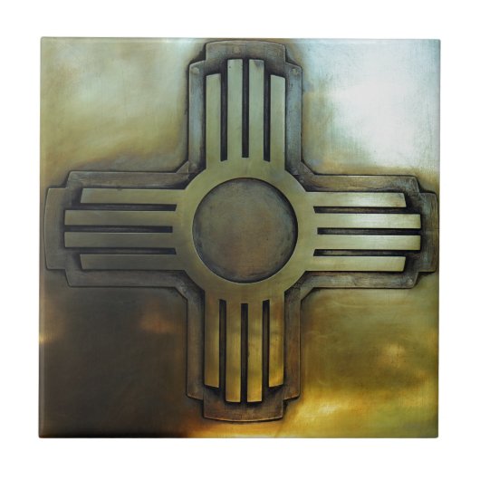 New Mexico Zia Tegeltje (Voorkant)