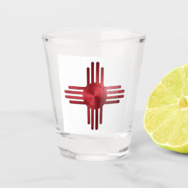 New Mexico Zia Zon Shot Glas