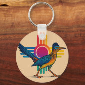 New Mexico Zia Zon Sleutelhanger (Achterkant)