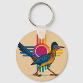 New Mexico Zia Zon Sleutelhanger (Achterkant)