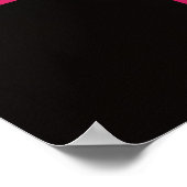New Mexico Zon Schedel Roze Poster (Hoek)