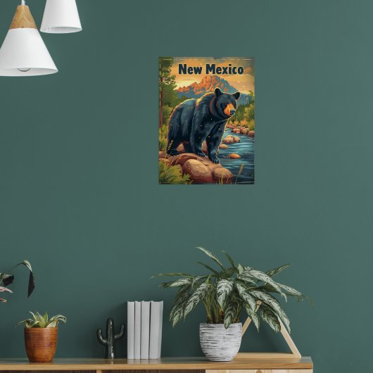 New Mexico Zwart Beer Poster (Woonkamer 1)