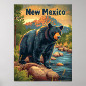 New Mexico Zwart Beer Poster (Voorkant)