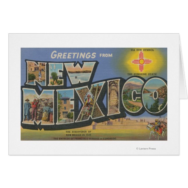 New MexicoLarge Letter ScenesNew Mexico (Voorkant Horizontaal)