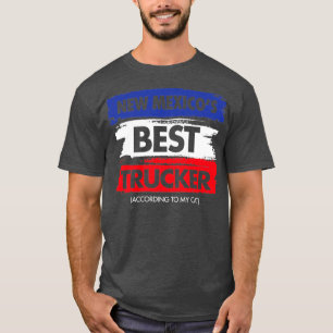 New Mexicos Best Trucker volgens My Cat T-shirt