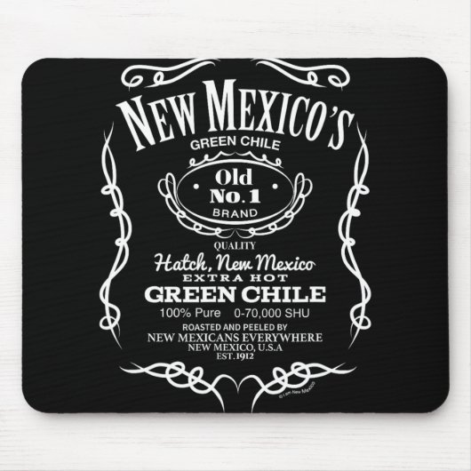 New Mexico's Old No. 1 Hatch Green Chile Novelty D Muismat (Voorkant)