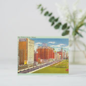 , New Michigan Avenue, Chicago Briefkaart (Staand voorkant)
