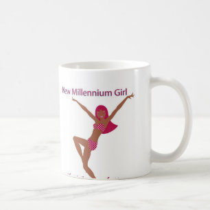 New Millennium Girl Brown Koffiemok