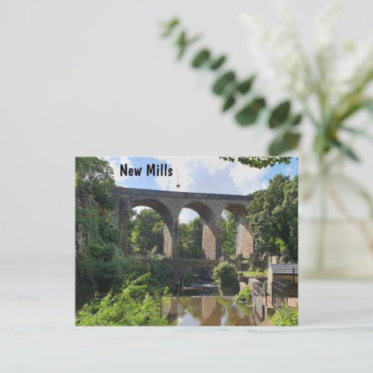 New Mills Torrs Walk Briefkaart (Staand voorkant)