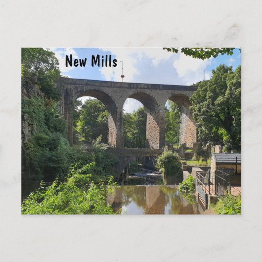 New Mills Torrs Walk Briefkaart (Voorkant)
