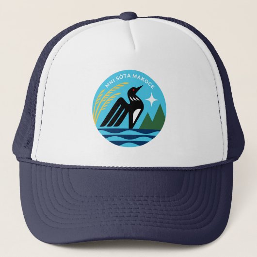 New Minnesota State Seal Trucker Pet (Voorkant)