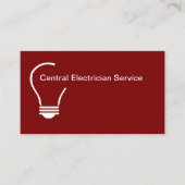 New Modern Electrician Service Business Cards Visitekaartje (Voorkant)