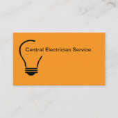 New Modern Electrician Service Business Cards Visitekaartje (Voorkant)