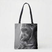 New Moeder Gorilla Tote Bag (Voorkant)