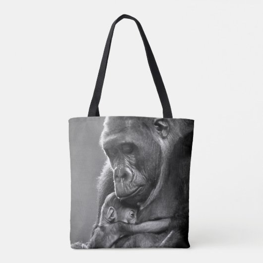 New Moeder Gorilla Tote Bag (Achterkant)