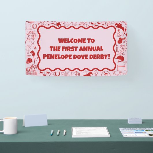 {NEW} Molly Dove Custom Welcome Sign Spandoek (Beurs)