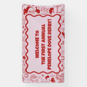 {NEW} Molly Dove Custom Welcome Sign Spandoek (Verticaal)