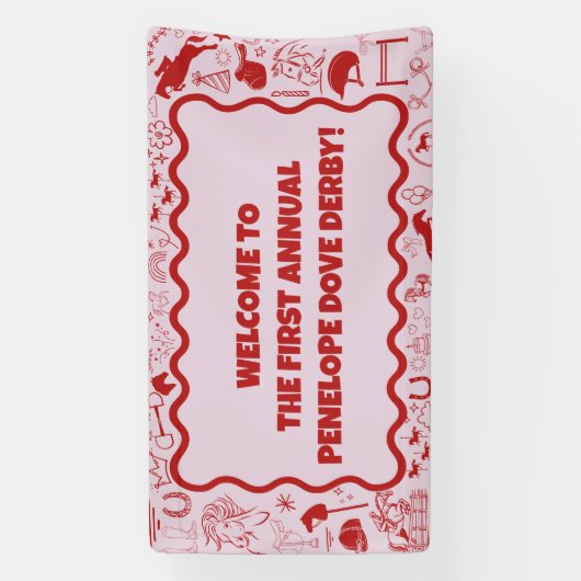 {NEW} Molly Dove Custom Welcome Sign Spandoek (Verticaal)