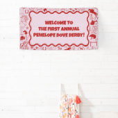 {NEW} Molly Dove Custom Welcome Sign Spandoek (Insitu)