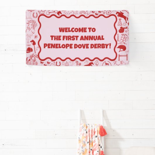 {NEW} Molly Dove Custom Welcome Sign Spandoek (Insitu)