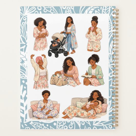 New mom Self care journal  planner (Achterkant)