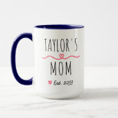 New Mom with Custom Name, Title & Est. Year Mok (Links)