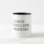 New Mommie Sleepless Nights Funny Mug Mok (Midden)