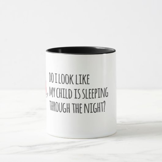 New Mommie Sleepless Nights Funny Mug Mok (Midden)