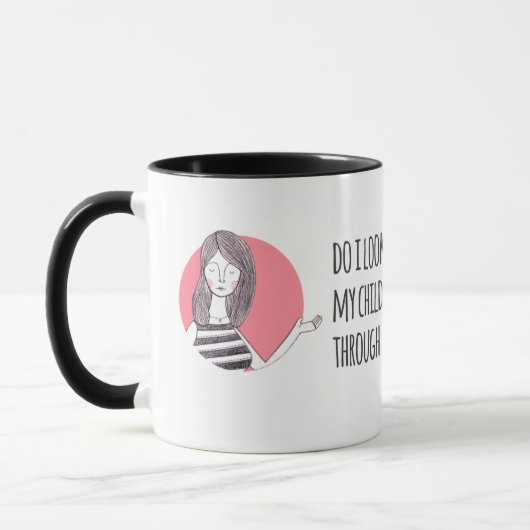 New Mommie Sleepless Nights Funny Mug Mok (Links)