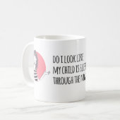 New Mommie Sleepless Nights Funny Mug Mok (Voorkant links)