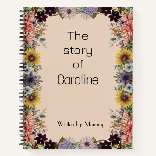 New Mommy baby journal Spiral Notebook Notitieboek (Voorkant)