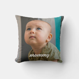 new mommy Photo Personalized Minimal  Kussen
