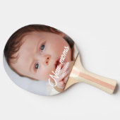 New moms custom baby photo tafeltennisbatje (Zijkant)