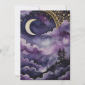 New Moon Invocation Pagan Prayer Ritual Card Kaart (Achterkant)