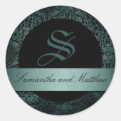 New Moon Monogram Sticker (Voorkant)