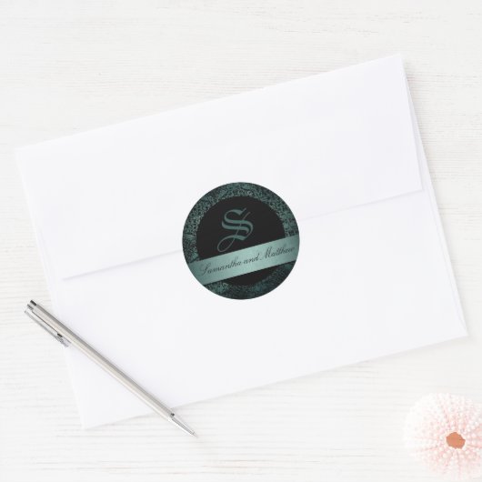 New Moon Monogram Sticker (Envelop)