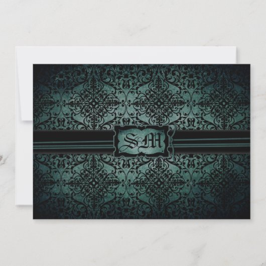 New Moon Wedding Invitation Card Kaart (Voorkant)