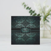 New Moon Wedding Invite Square Kaart (Staand voorkant)