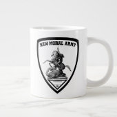 New Moral Army™ St. George & Dragon Logo Grote Koffiekop (Rechts)