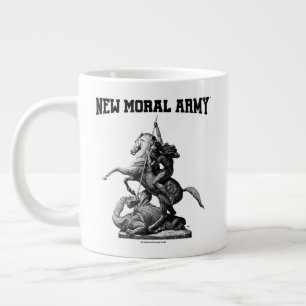 New Moral Army™ St. George & Dragon Logo Grote Koffiekop
